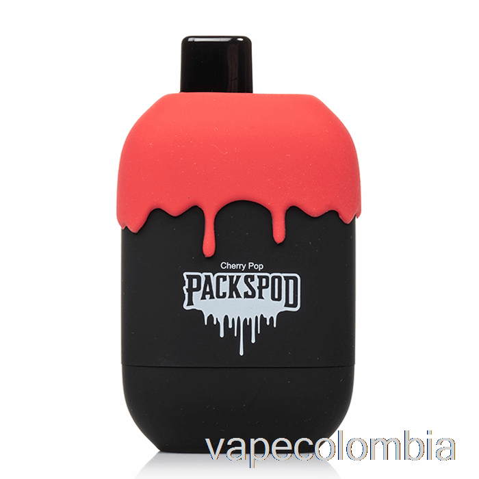 Vape Kit Completo Packwood Packspod 5000 Gelato De Cereza Negro Desechable (cherry Pop)